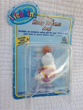 GANZ Webkinz Hoop Dream Seal Figurine